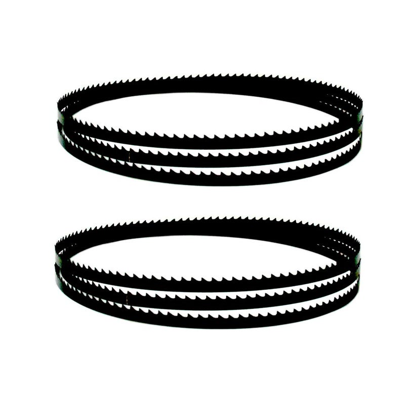 FOXBC 80 Inch x 3/8 Inch x 6 TPI Bandsaw Blade for Sears Craftsman 12" bandsaw - 2 Pack - Image 1